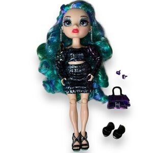Rainbow High Twins Holly DeVious Articulated Doll Original Outfit Shoes Purse‎